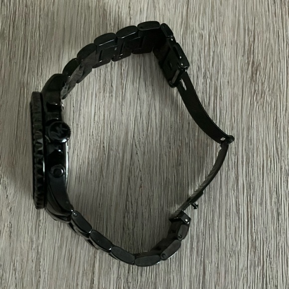 Michael Kors Black Everest Chronograph Watch - Picture 2 of 5